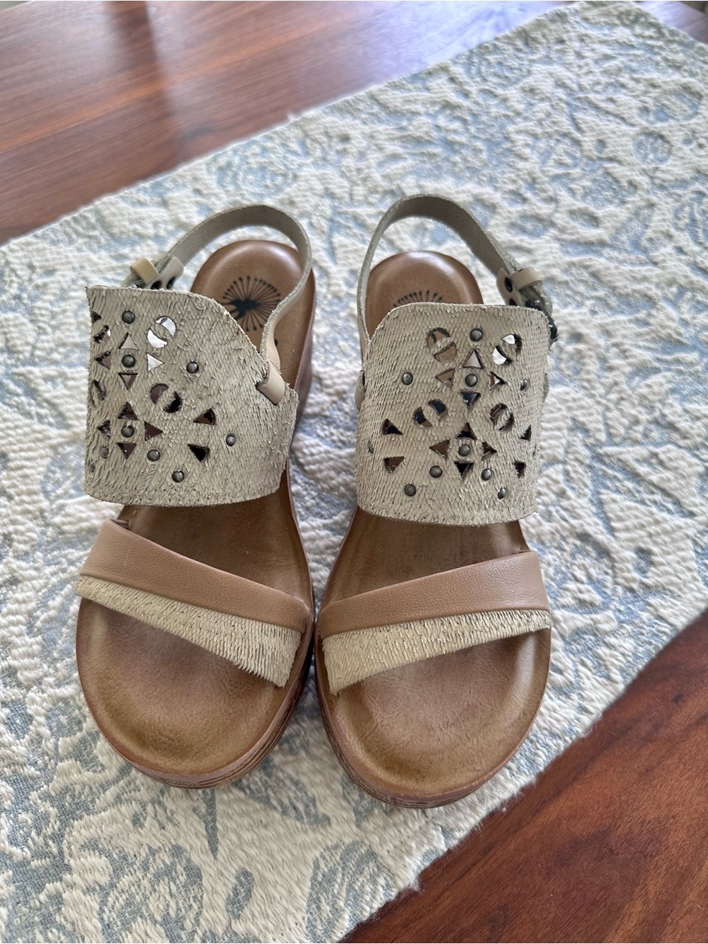 OTBT “Hippie” Wedge Sandal Size 6 - Like New EUC!!